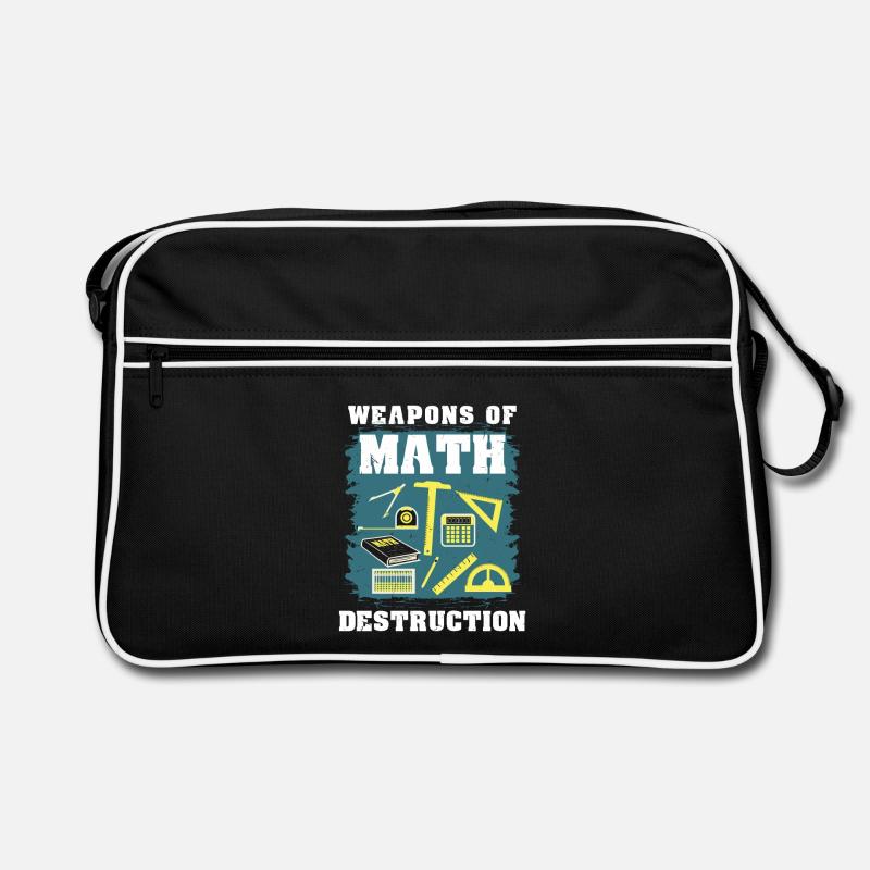 Cadeau math math - Sac Retro - noir/blanc