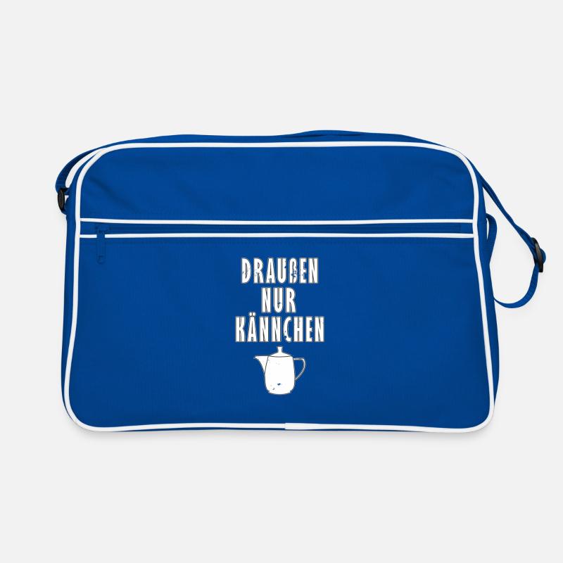 Draussen nur Kännchen - Typisch Deutsch - Geschenk Retro Tasche