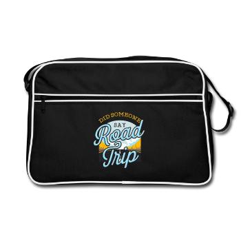 Road trip - Retro Bag - black/white - Front