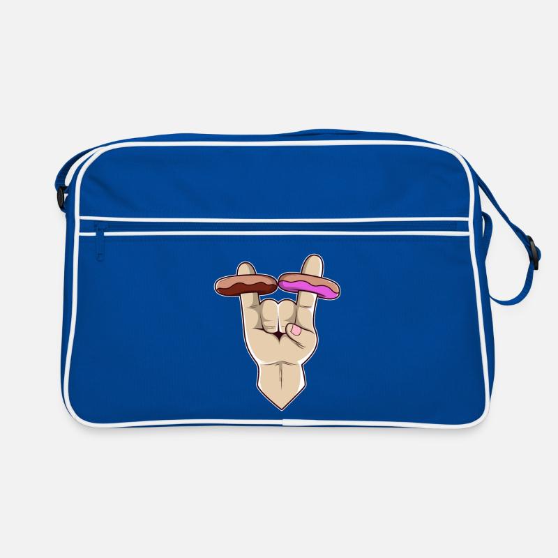 2 Donuts from Hell Retro Tasche