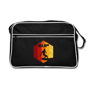 SUP Surf - Sac Retro - noir/blanc - Devant