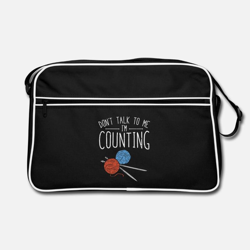 Crochet wool crochet hook handmade gift Retro Bag