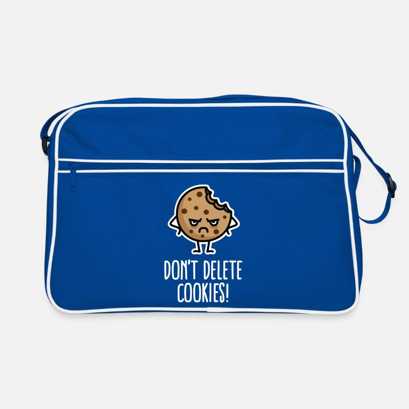 Do not delete cookies funny computer nerd humor Retro Bag