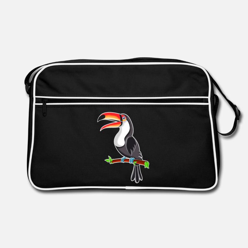 Toucan - Sac Retro - noir/blanc