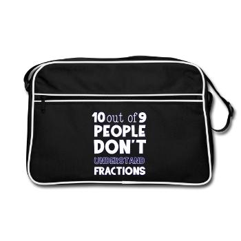 Math - Retro Bag - black/white - Front