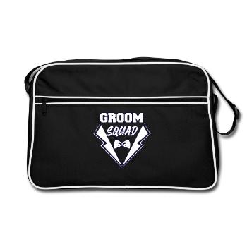 jeune marié - Sac Retro - noir/blanc - Devant