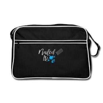 Nailed It Farbexplosion - Retro Tasche - Schwarz/Weiß - Vorne