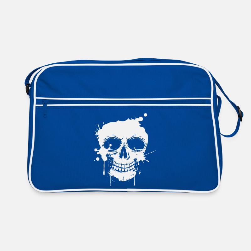 Totenkopf Skull Graffiti Retro Tasche