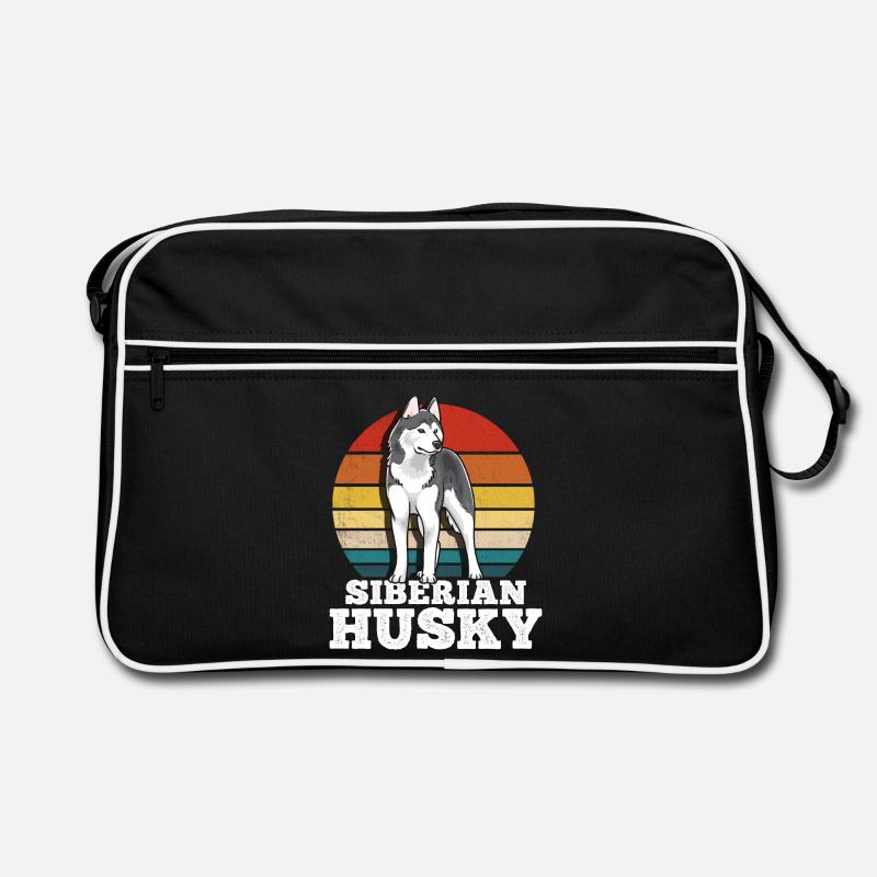 Rauque - Sac Retro - noir/blanc