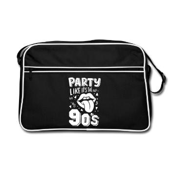 Années 90 - Sac Retro - noir/blanc - Devant