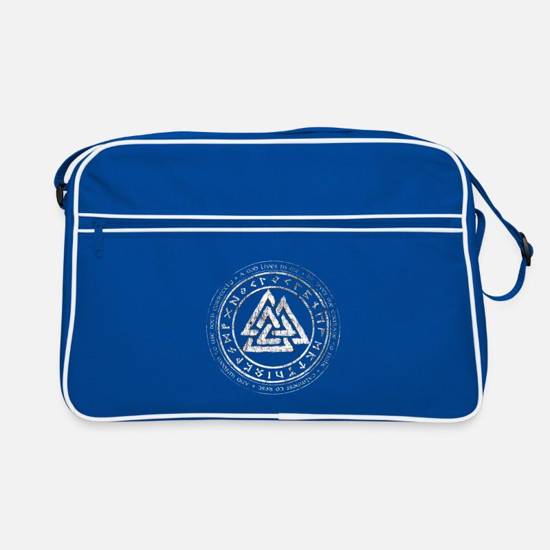 Valknut Viking Celger Ceten Germanen noeud runen Sac Retro