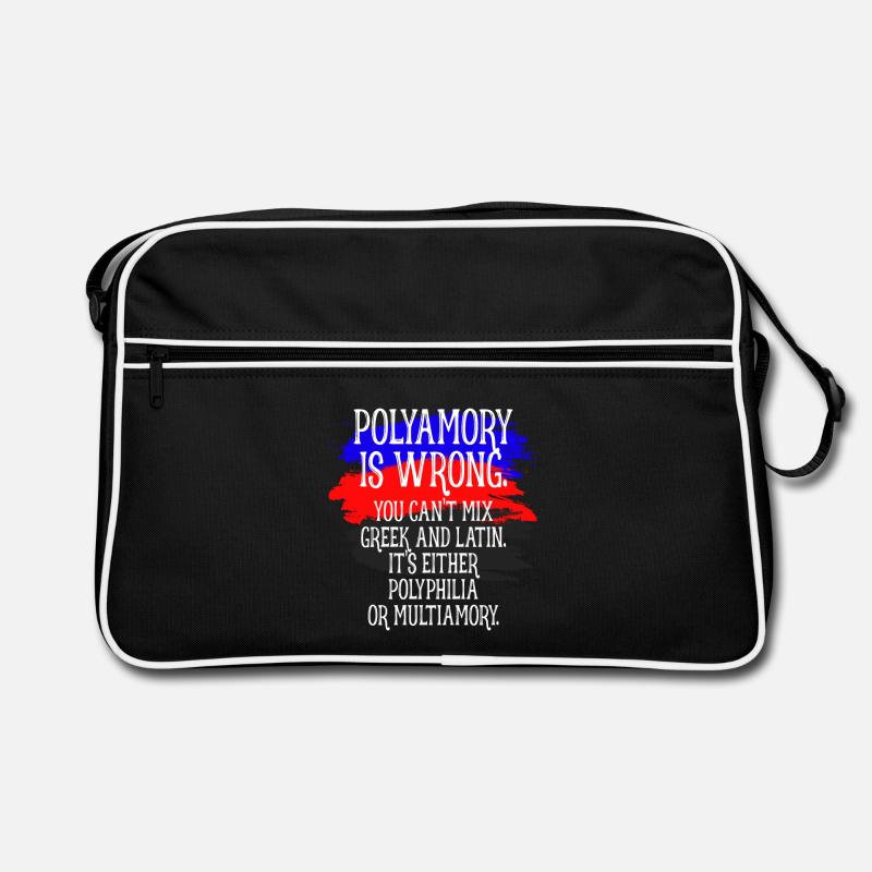 Polyamour Is Wrong Polyamour disant polyamour Sac Retro