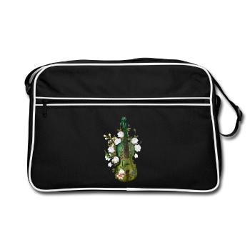 Wonderful violin - Retro Bag - black/white - Front