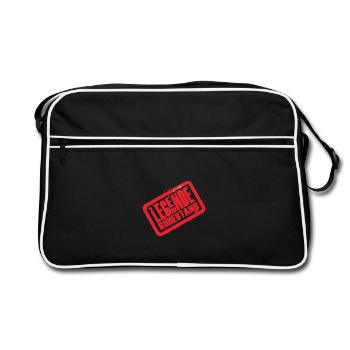 Adjustable Reclining Legend Design Retiree - Retro Bag - black/white - Front