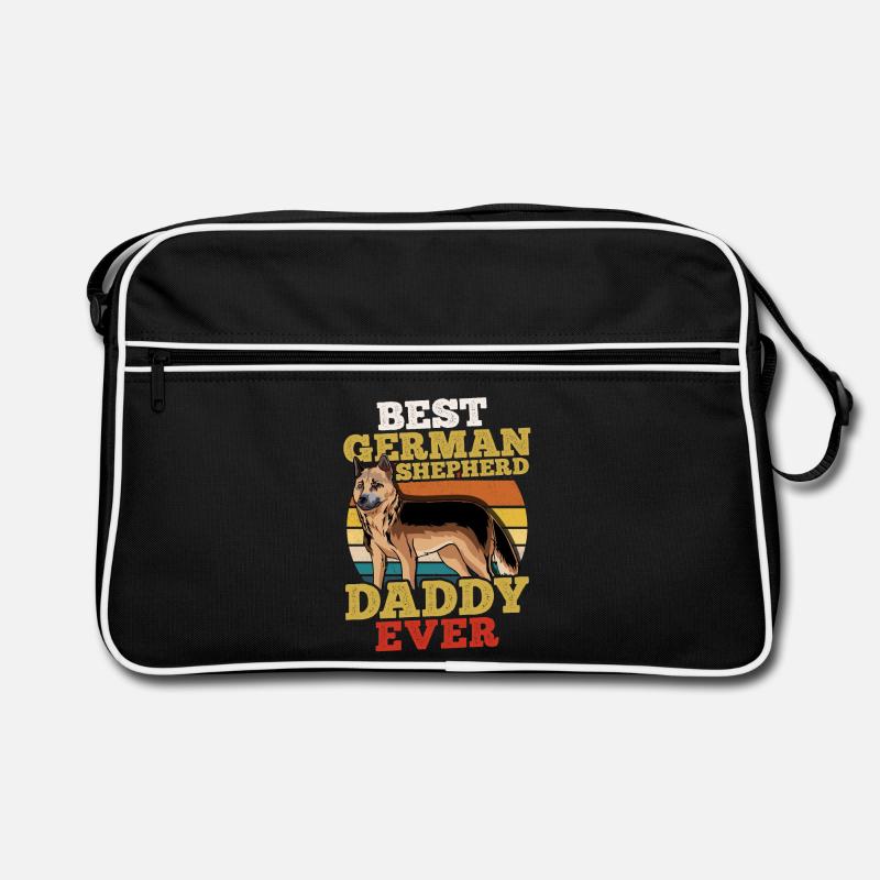 German Shepherd Retro Bag