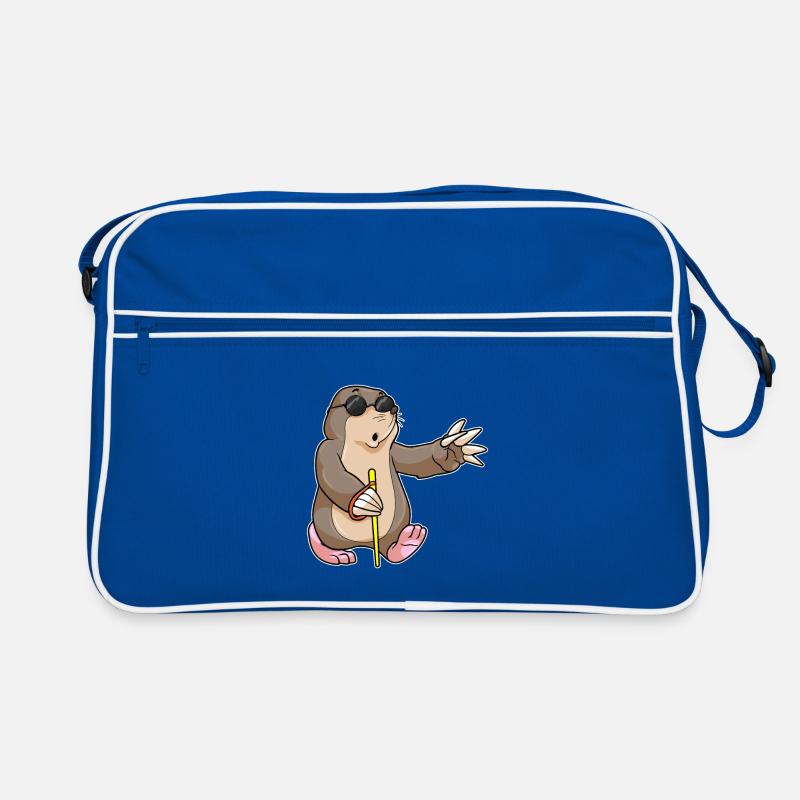 Mole Blind Drôle Sac Retro