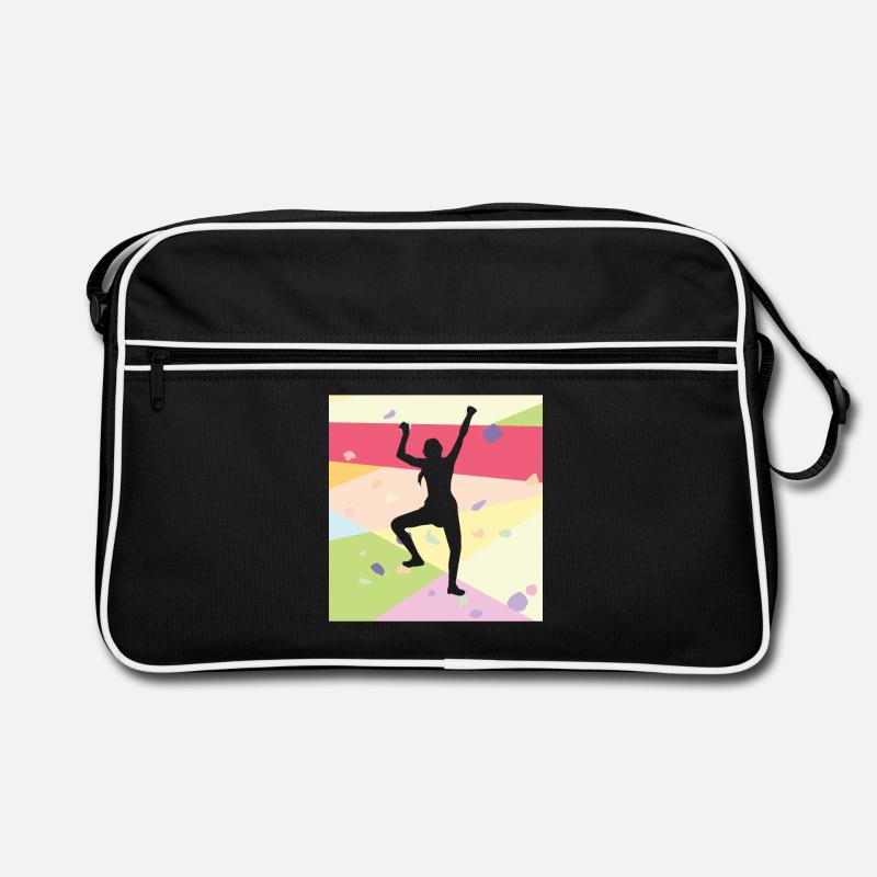 Klettern Kletterer Retro Tasche
