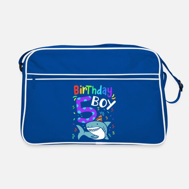 Requin 5e anniversaire Sac Retro