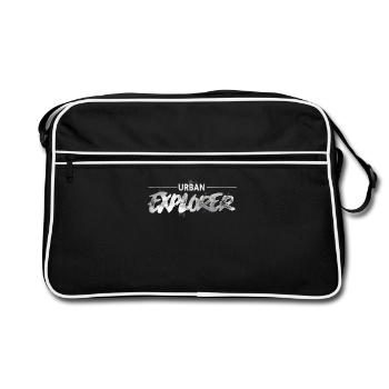 Urban Explorer - Retro Bag - black/white - Front
