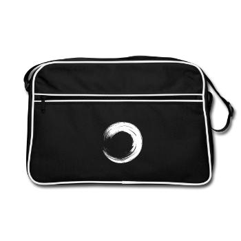 circle - Retro Bag - black/white - Front