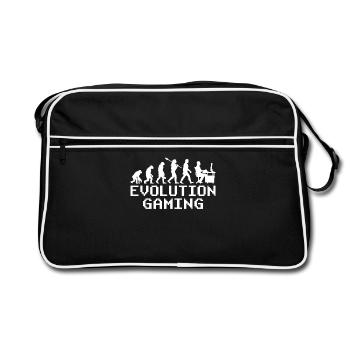 Pc gaming evolution - Retro Bag - black/white - Front