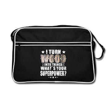 Bois - Sac Retro - noir/blanc - Devant