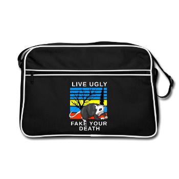 opossum - Retro Bag - black/white - Front