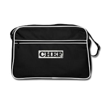 Chef Cook Hobby Chef - Retro Bag - black/white - Front