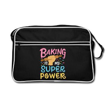 Baking Baker Rolling Pin - Retro Bag - black/white - Front