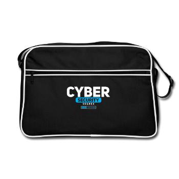 Cybersecurity Degree in cybersecurity - Retro Bag - black/white - Front