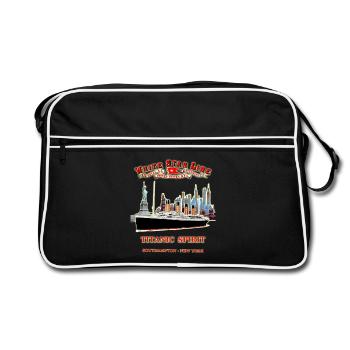 PHANTOM DER TITANIC IN NEW YORK - Retro Tasche - Schwarz/Weiß - Vorne