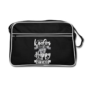 koala - Retro Bag - black/white - Front