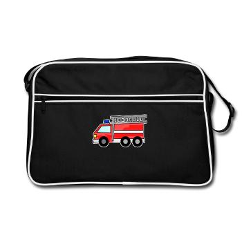 Fire brigade - Retro Bag - black/white - Front
