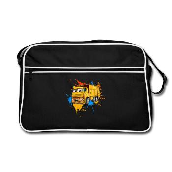 Garbage collection - Retro Bag - black/white - Front