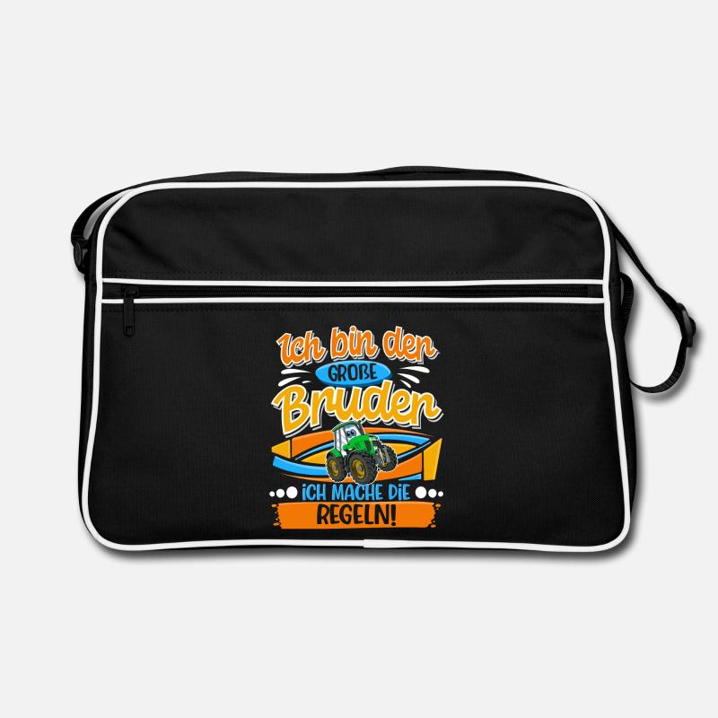 Traktor Großer Bruder Retro Tasche