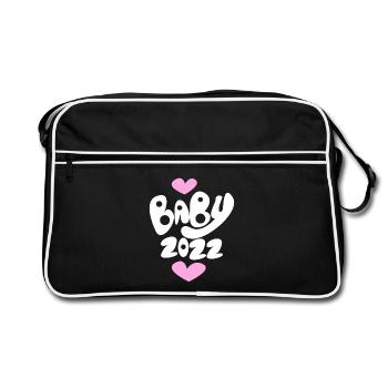 Bébé 2022 - Nouveau-né 2022 Cadeau bébé - Sac Retro - noir/blanc - Devant