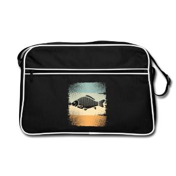 Carpe - Sac Retro - noir/blanc - Devant