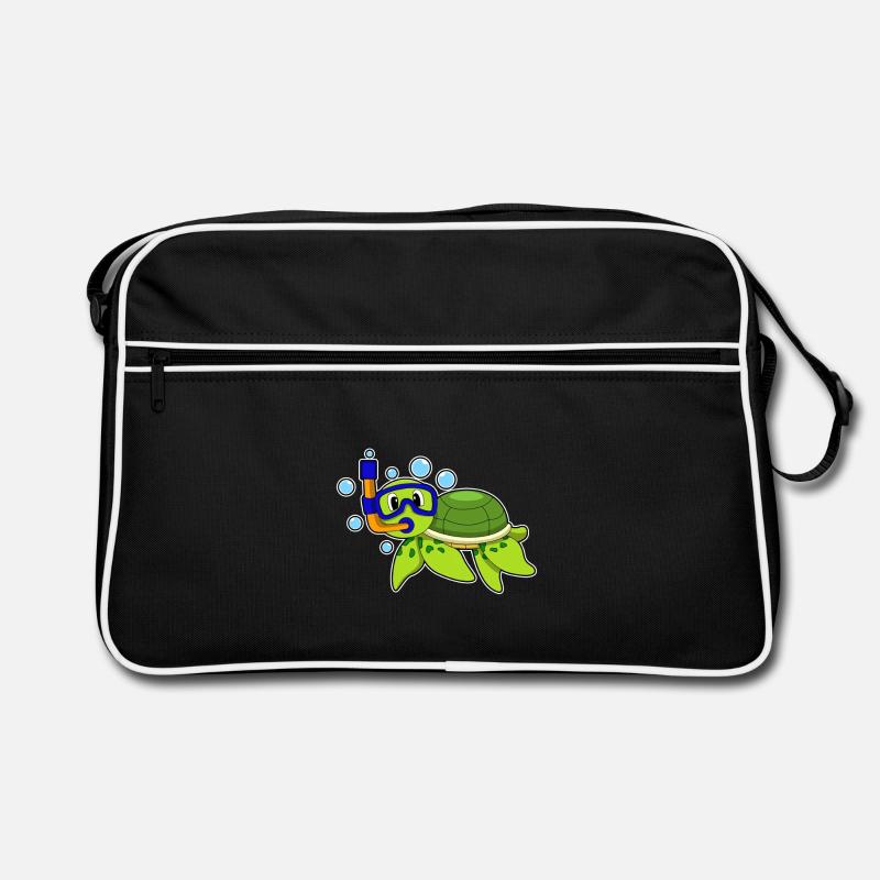 Plongée avec tortue avec tuba Sac Retro