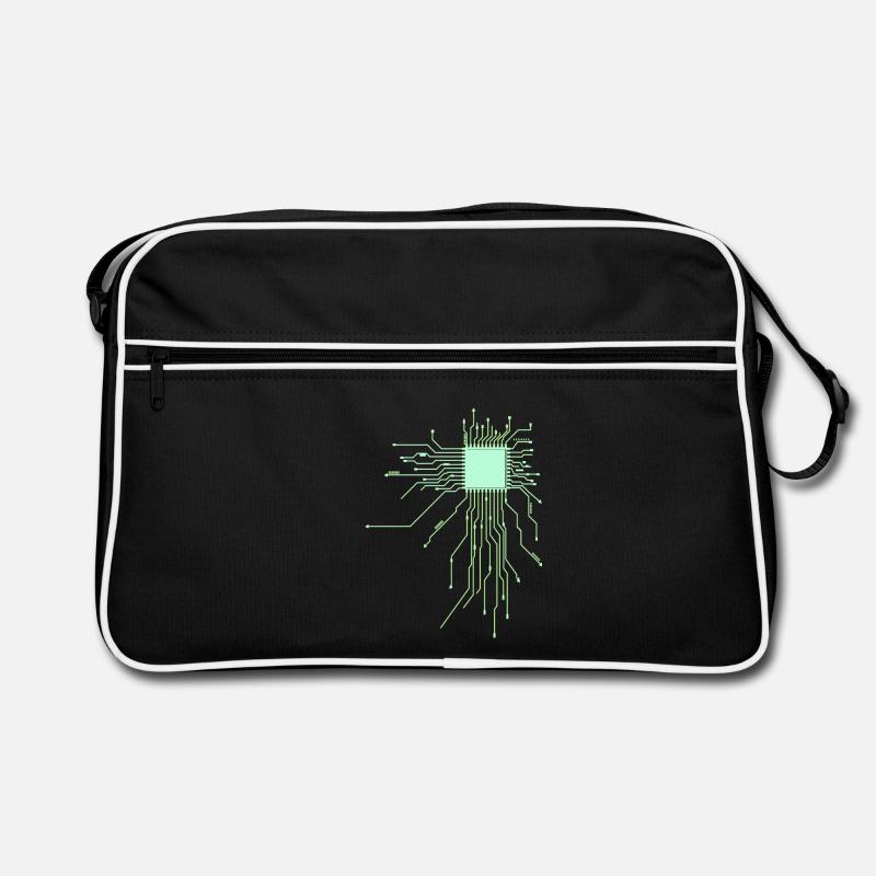 conseil d’administration core cpu ordinateur nerd pc humour geek code Sac Retro