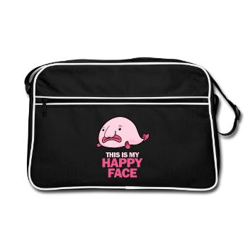 Blobfish - Retro Bag - black/white - Front