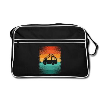 Fire brigade - Retro Bag - black/white - Front