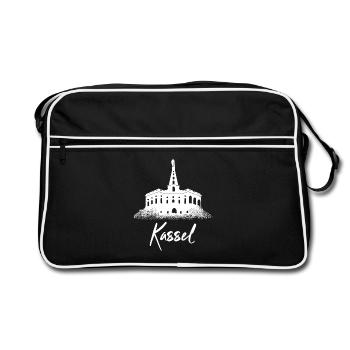 Kassel - Retro Bag - black/white - Front