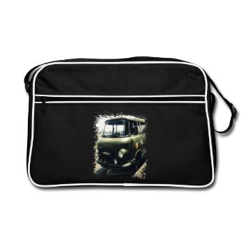 Barkas - NVA - RDA - Transporteur - Sac Retro - noir/blanc - Devant