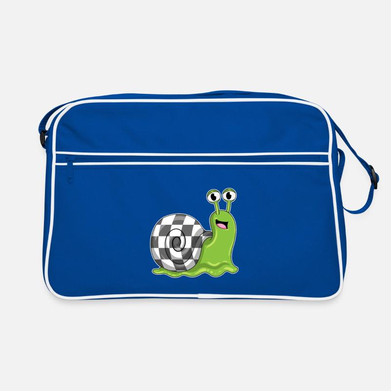 Snail Chessboard Chess Board Game Retro Bag