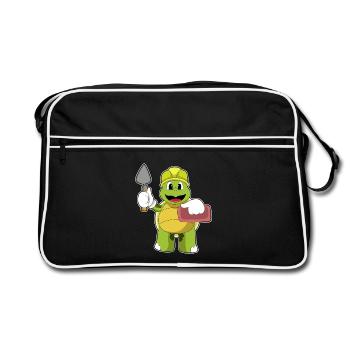Tortoise Mason Trowel - Retro Bag - black/white - Front