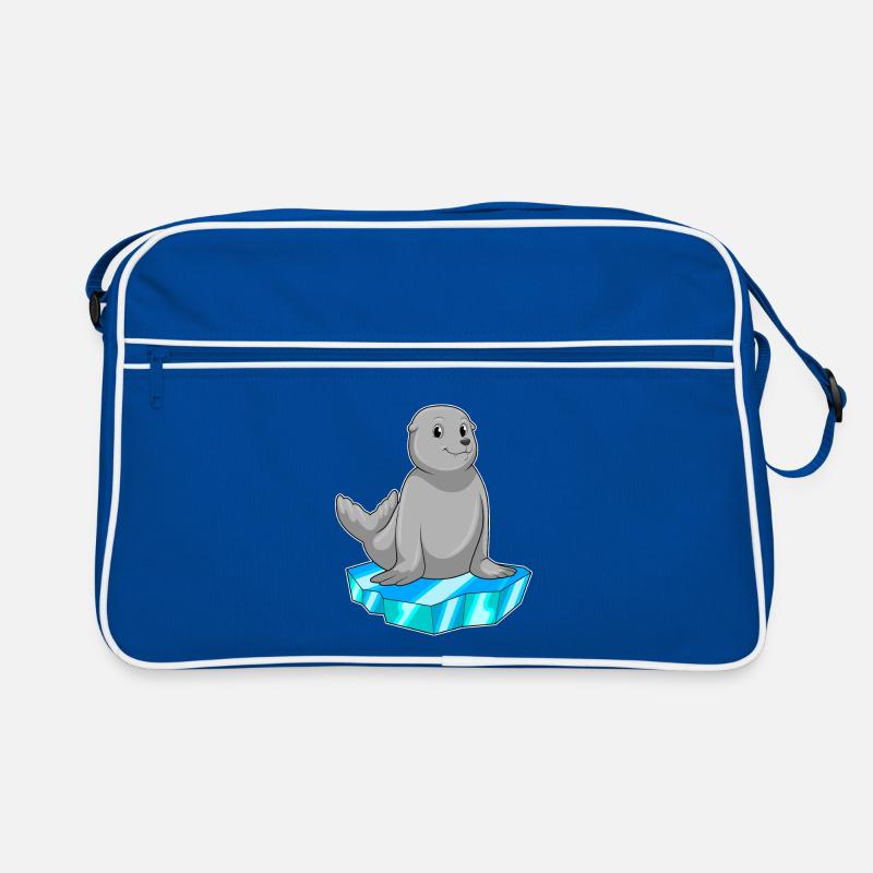 Seehund Eisscholle Retro Tasche