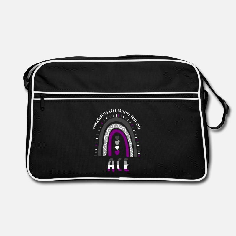 Ace Pride Boho Arc-en-ciel Sac Retro