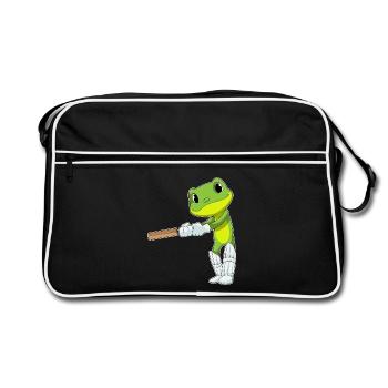 Frog Cricket Cricket Bat - Retro Bag - black/white - Front