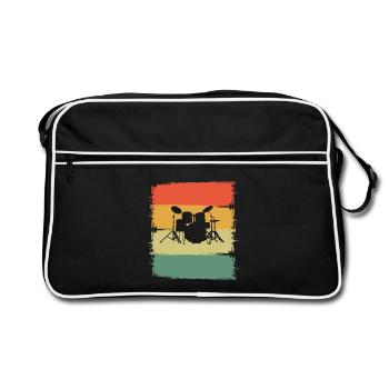 Percussion - Retro Bag - black/white - Front