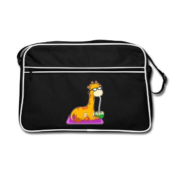 Girafe Coconut - Sac Retro - noir/blanc - Devant